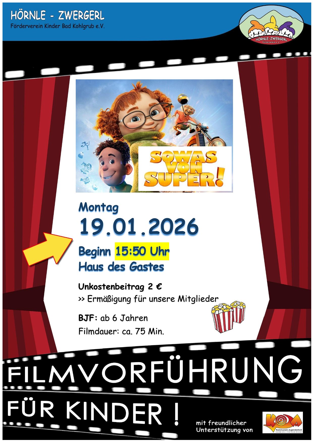 Kinotermine Schuljahr 24/25